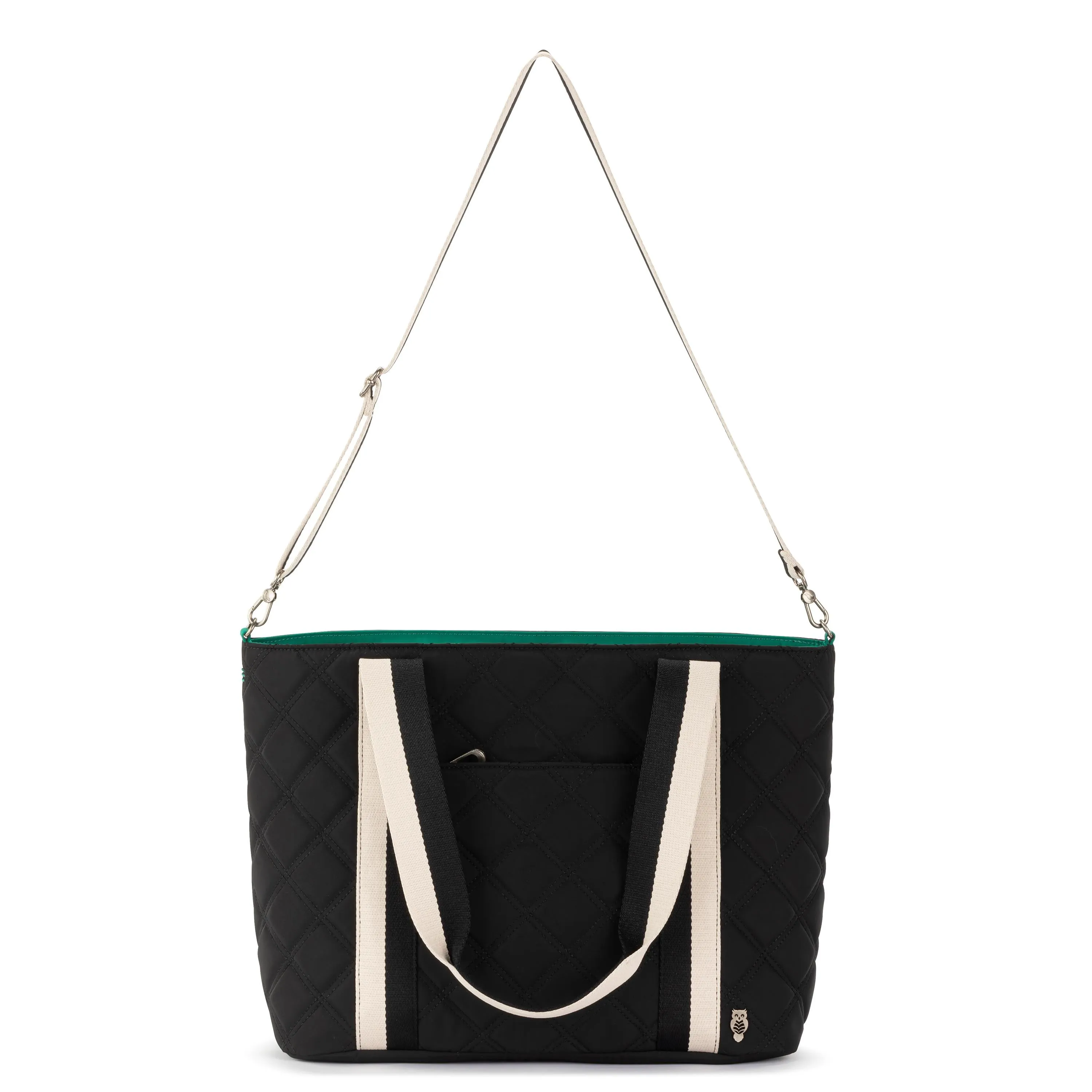 Arlo Weekender Tote - EcoTwill - Black Diamond Quilted