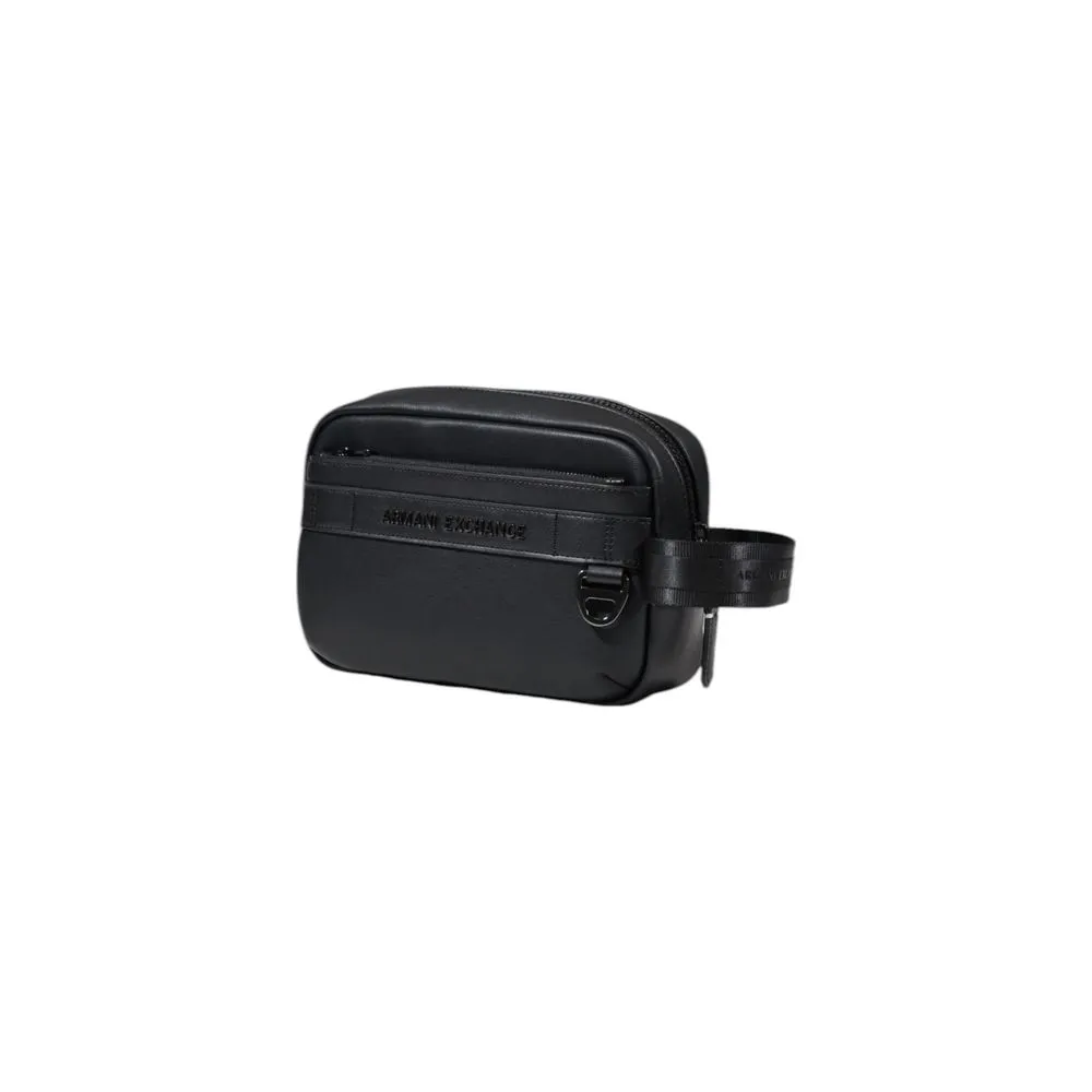 Armani Exchange Black Polyester Luggage And Travel