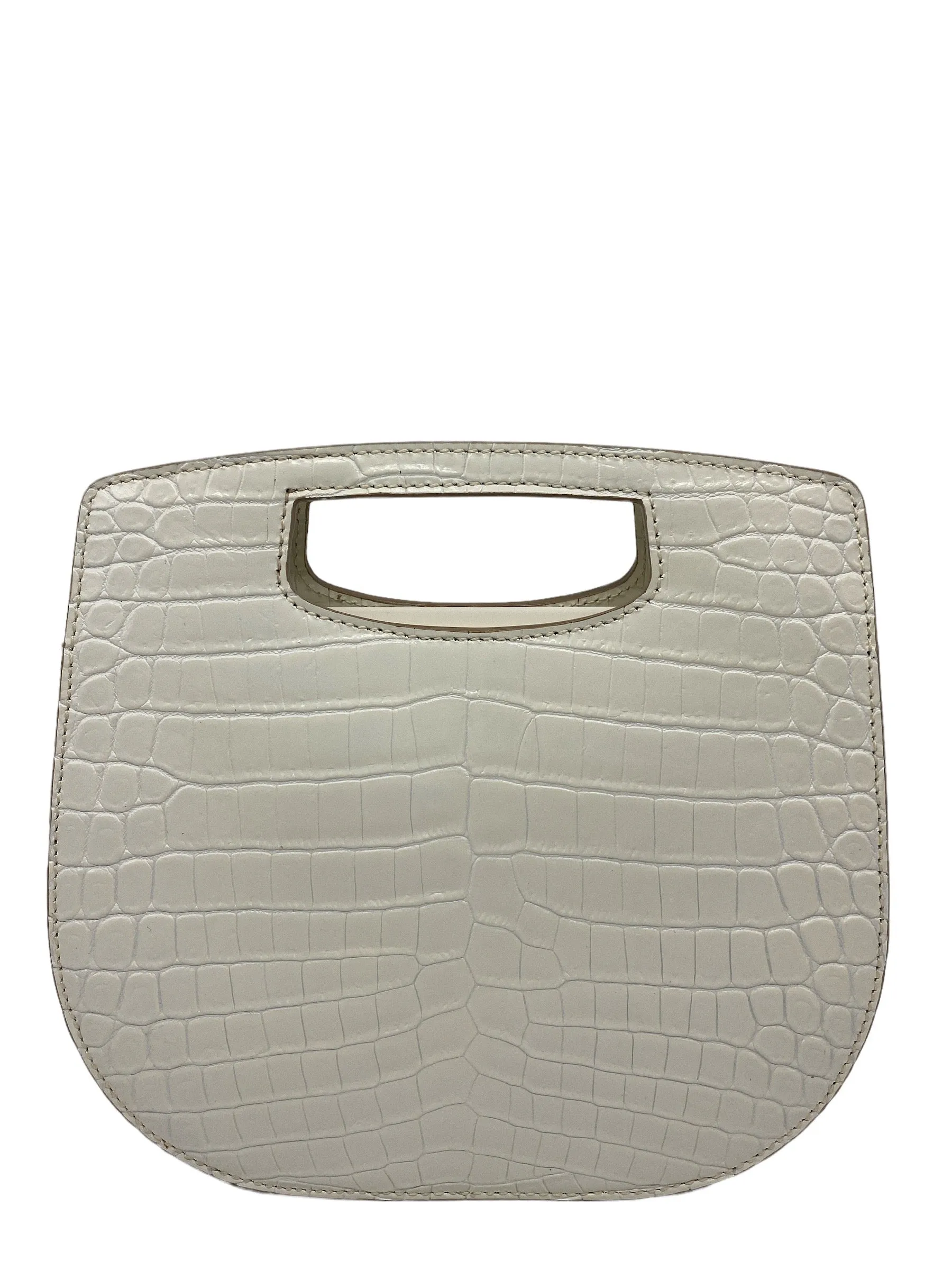 Bally Caya Women's 6232623 Bone Leather Top Handle Bag