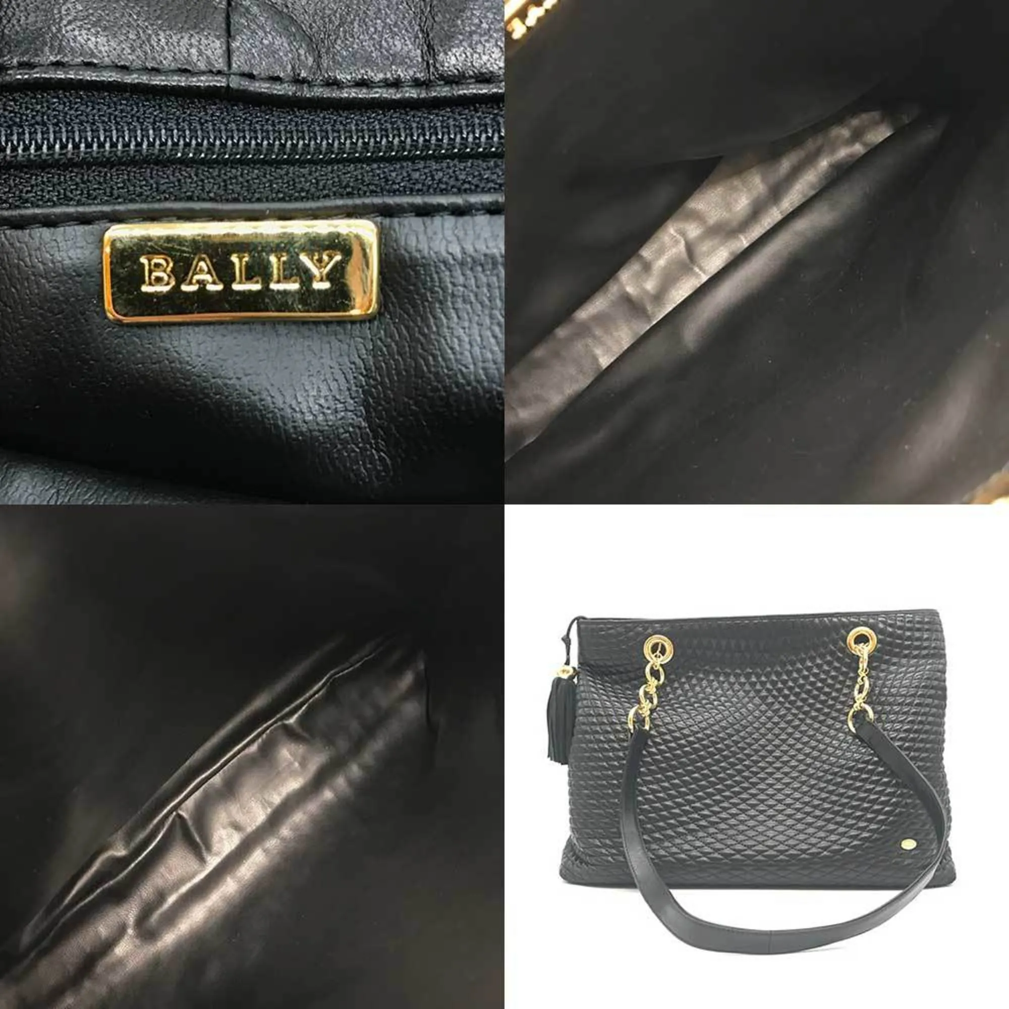 Bally  Leather Tote Bag (Pre-Owned)