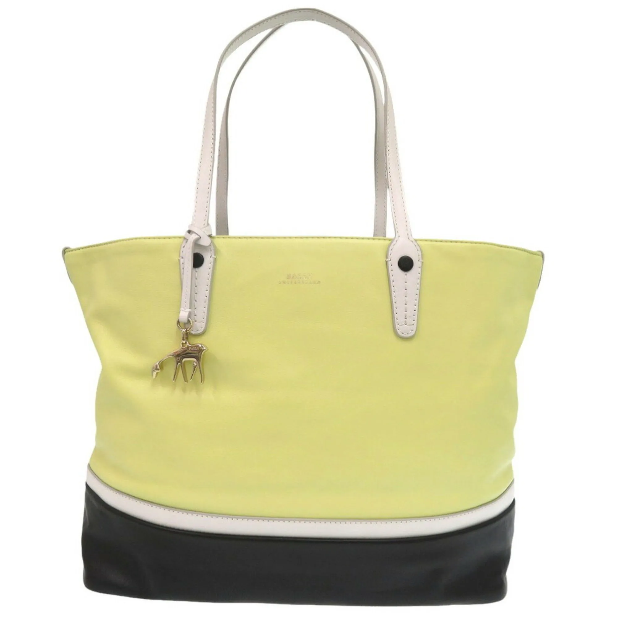 Bally  yellow Leather Tote Bag (Pre-Owned)