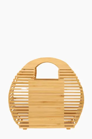 Bamboo Ark Hand Round Shape Bag