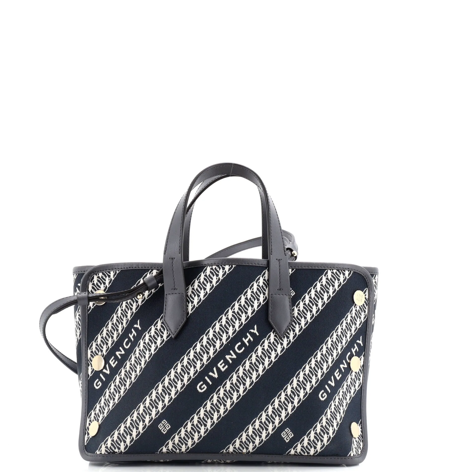 Bond Shopper Tote Logo Jacquard Canvas Mini