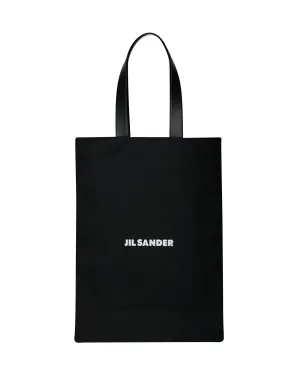 Book Tote Bag - Jil Sander - Cotton - Black