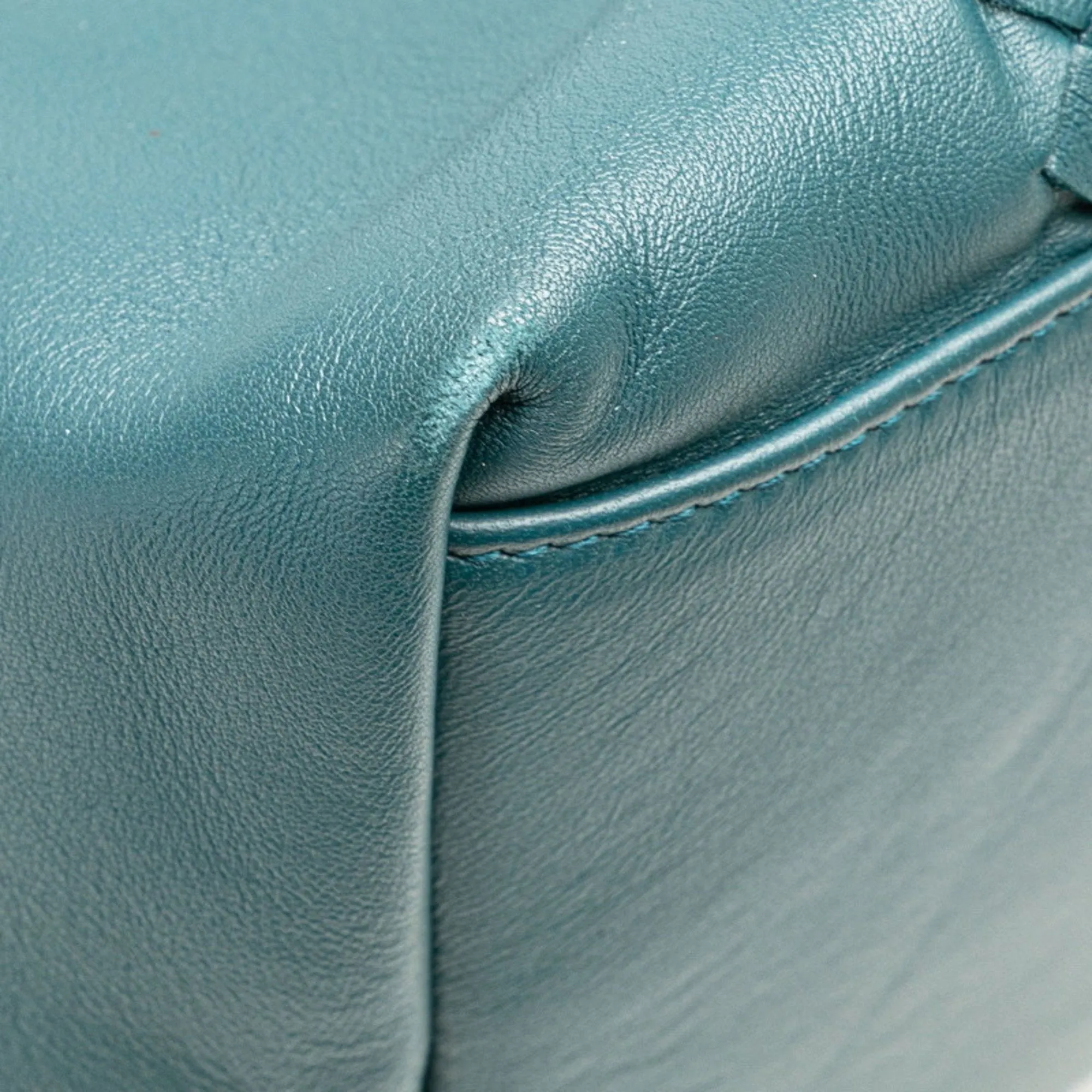 Bottega Veneta Leather Handbag Tote Bag (Pre-Owned)
