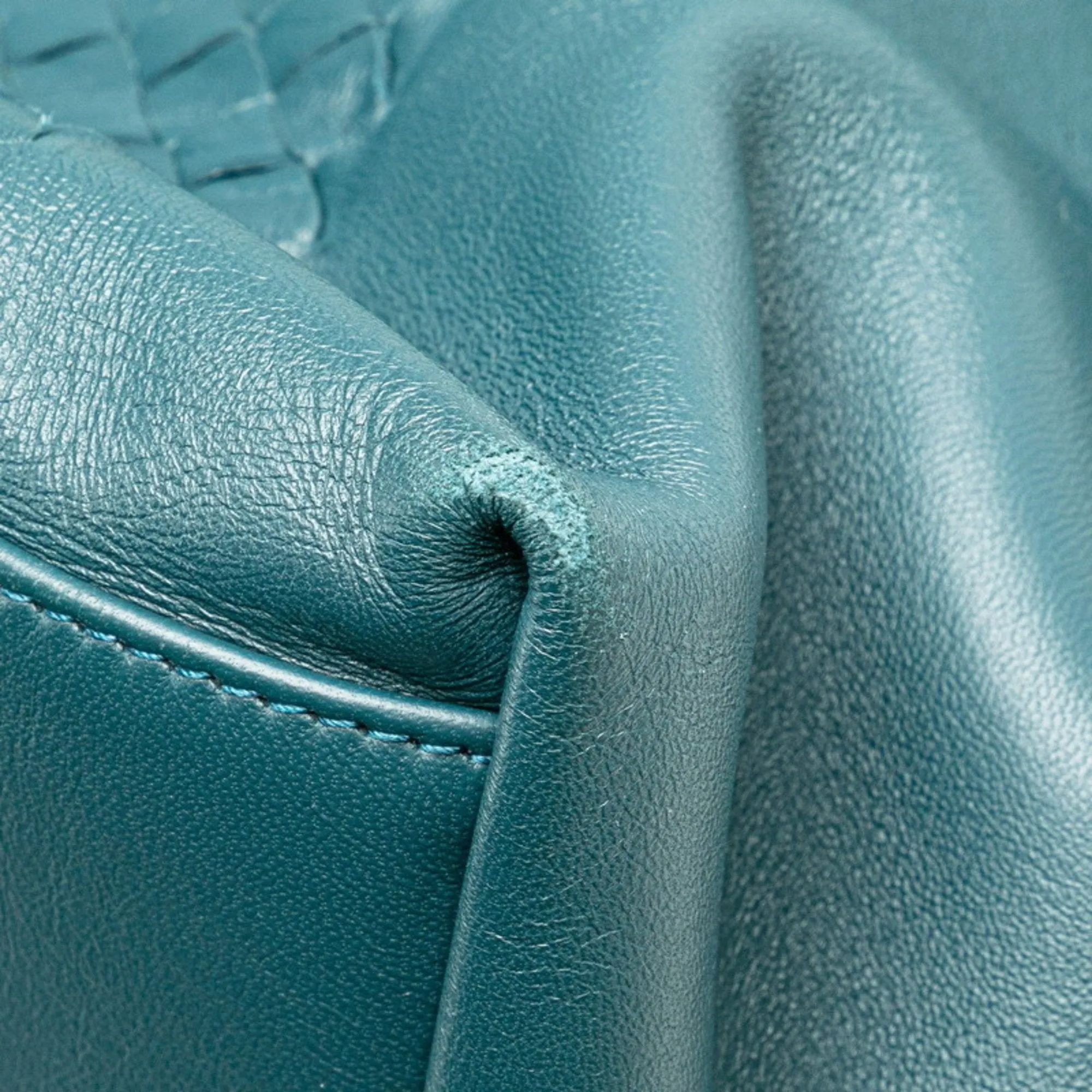 Bottega Veneta Leather Handbag Tote Bag (Pre-Owned)