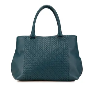 Bottega Veneta Leather Handbag Tote Bag (Pre-Owned)