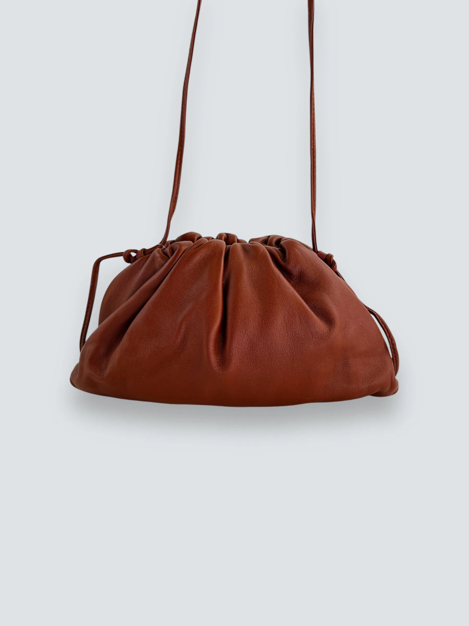 Bottega Veneta Rust The Pouch Mini Crossbody Bag
