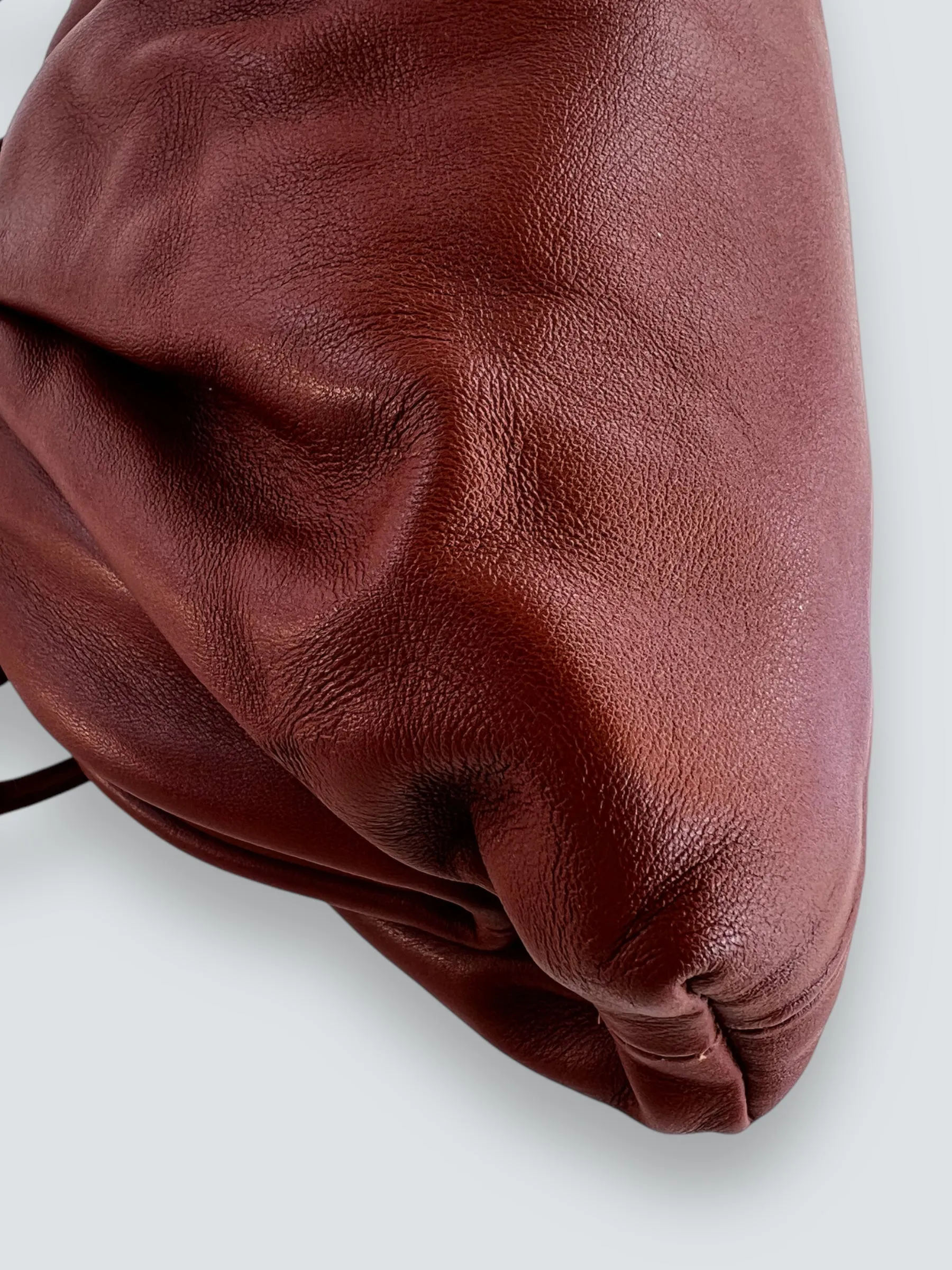 Bottega Veneta Rust The Pouch Mini Crossbody Bag