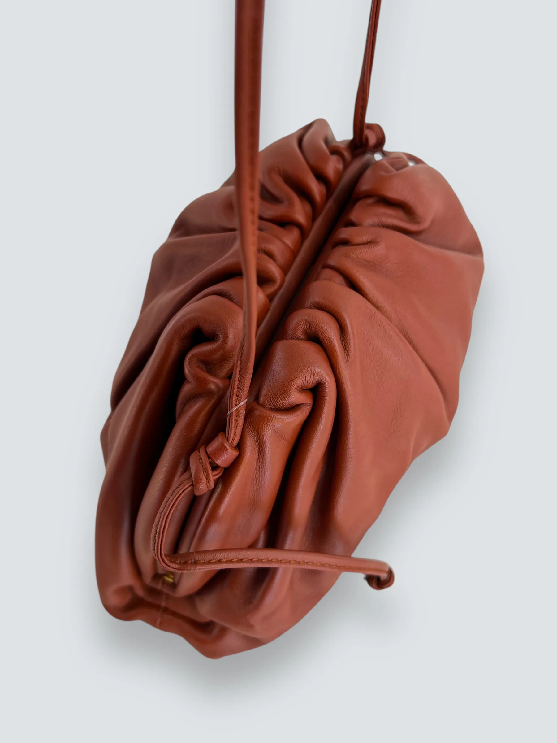 Bottega Veneta Rust The Pouch Mini Crossbody Bag