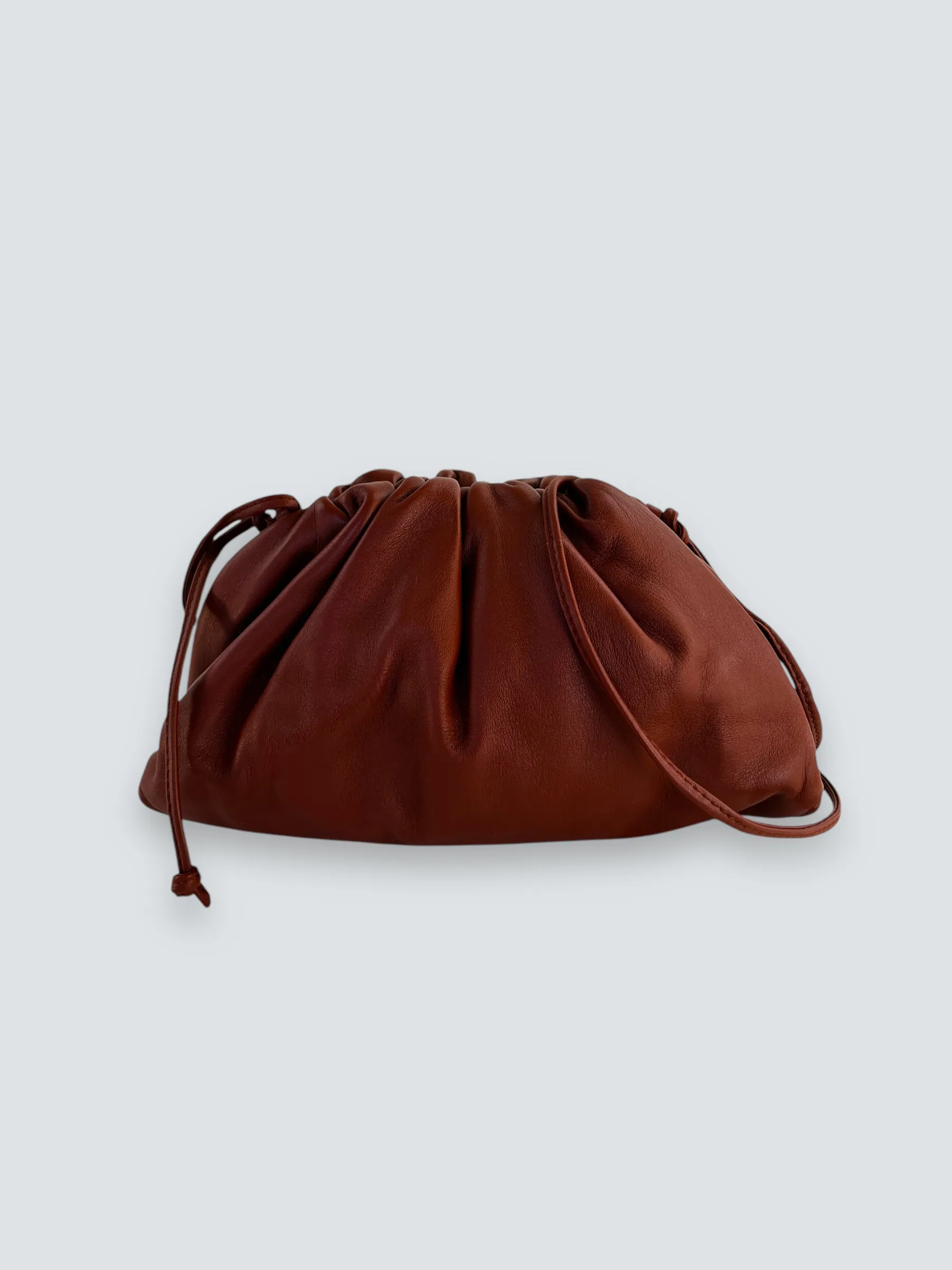 Bottega Veneta Rust The Pouch Mini Crossbody Bag