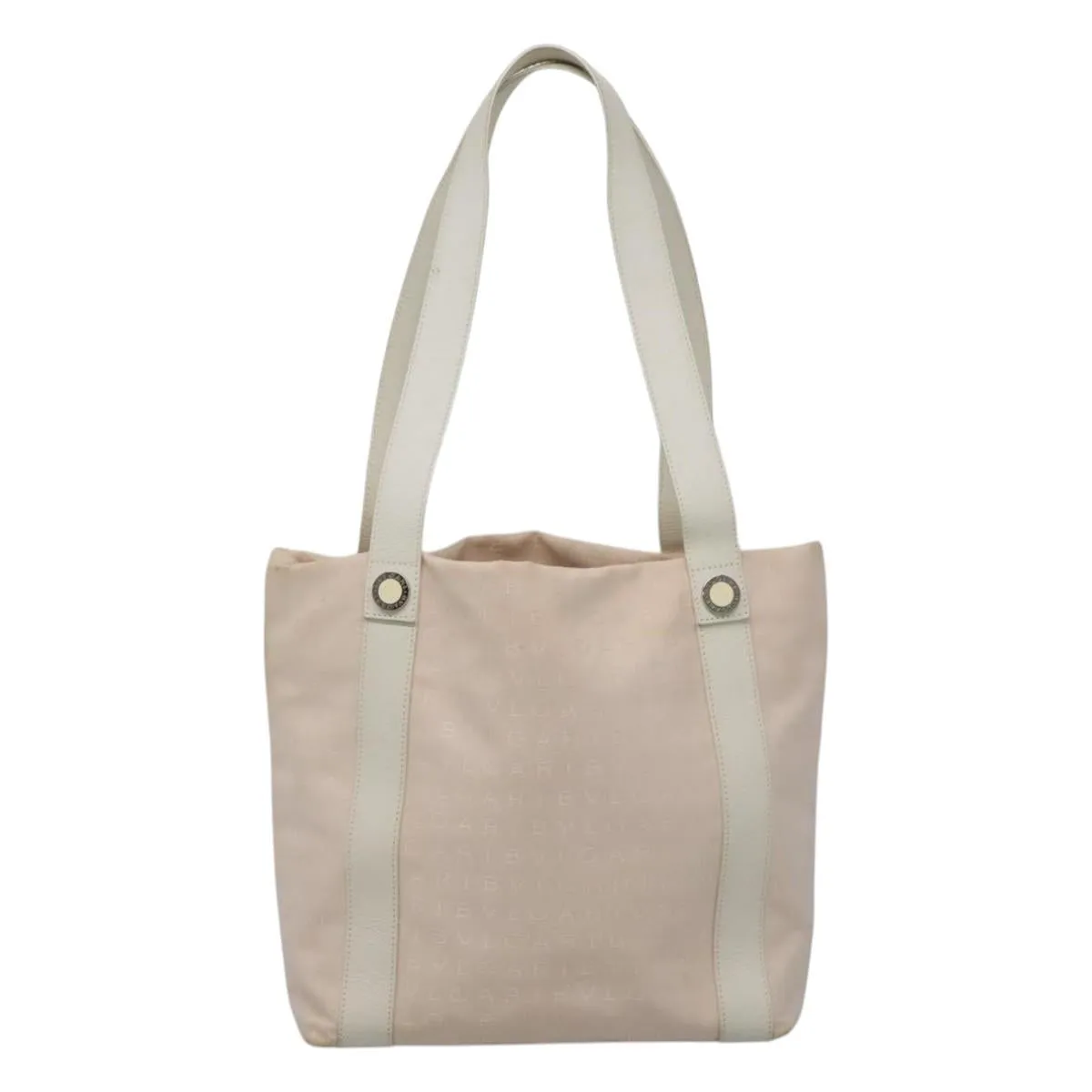 Bulgari Logo Mania Canvas Tote Bag (Pre-Owned)