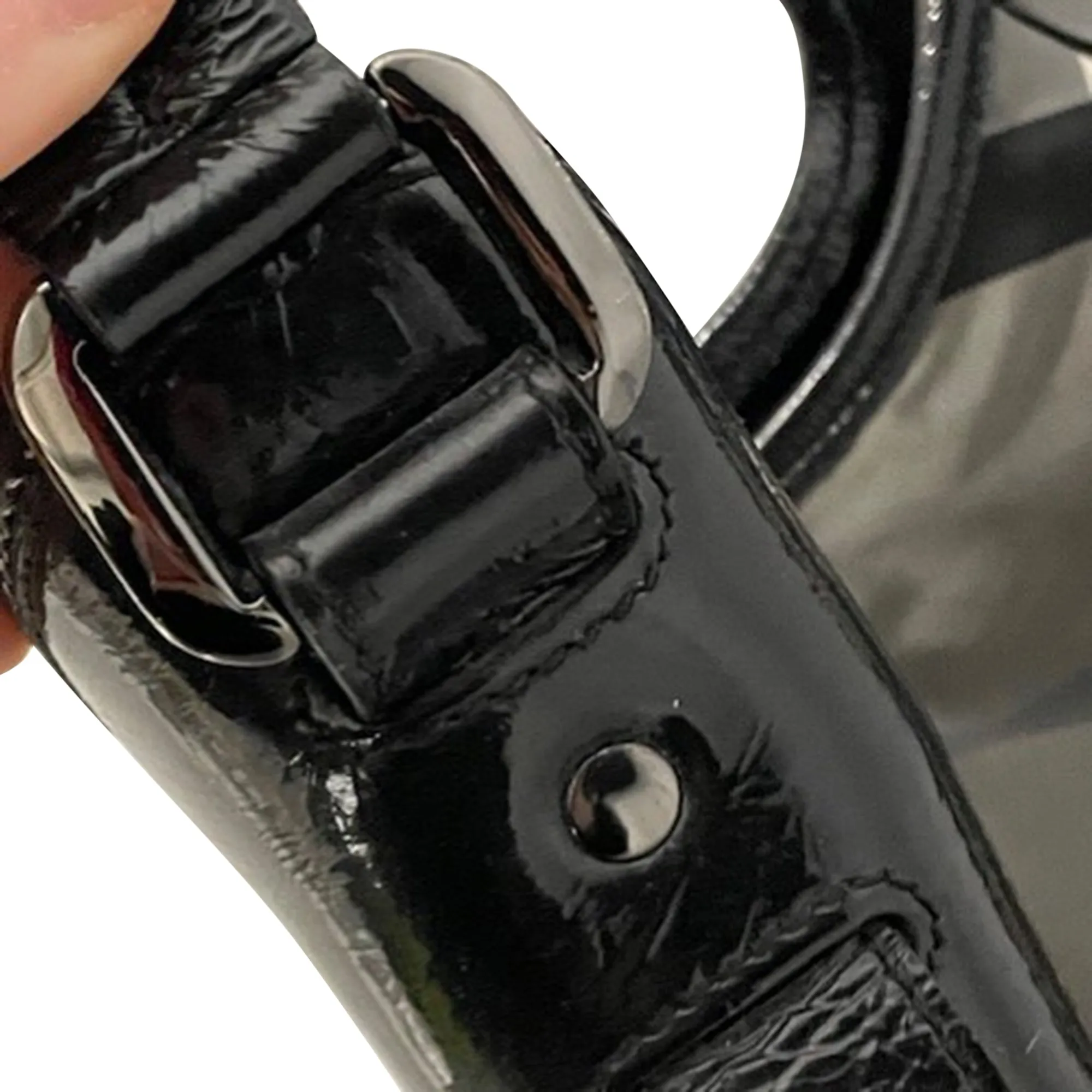 Burberry Beat Check Shoulder Bag in Black Nylon