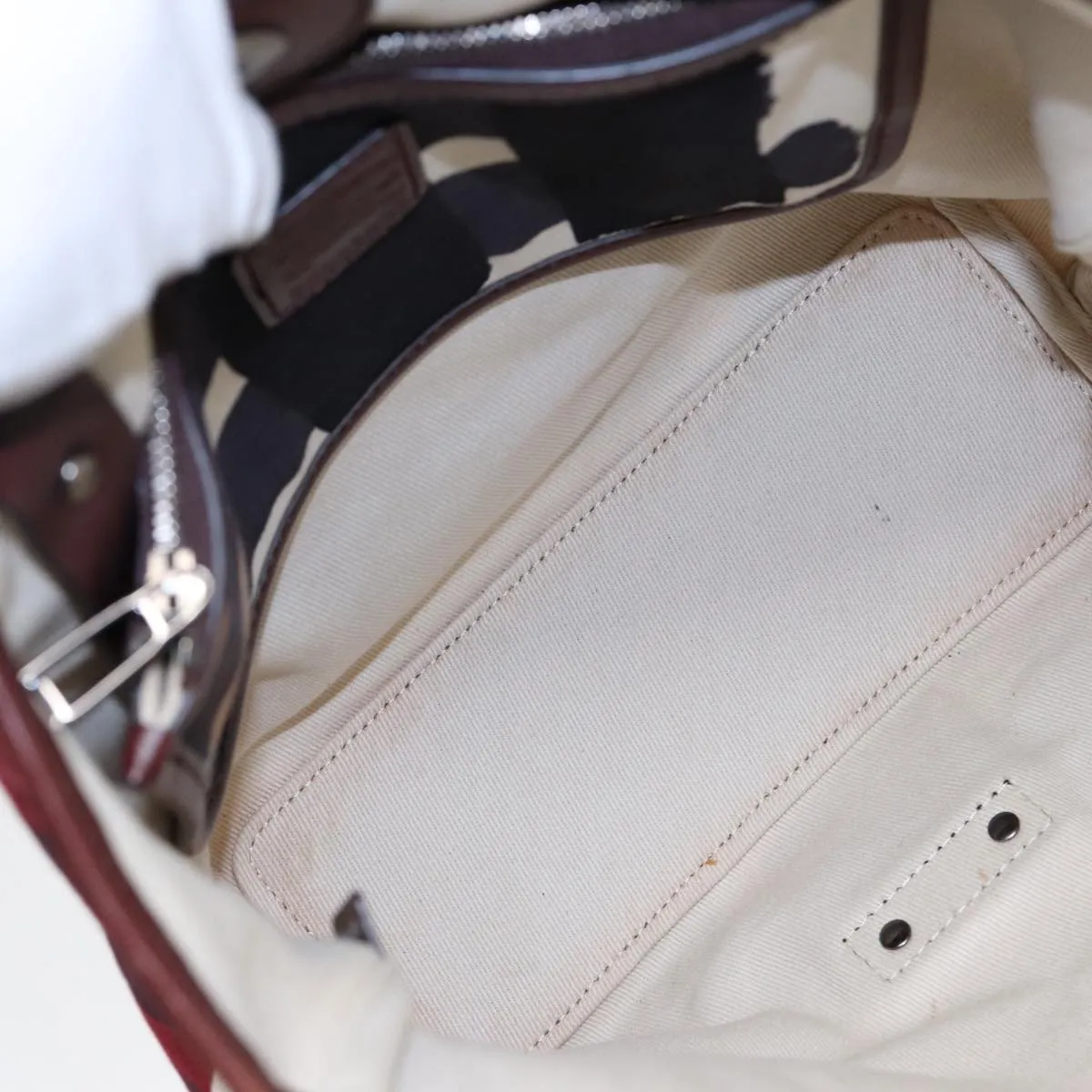 Burberry  Canvas Tote Bag (Pre-Owned)