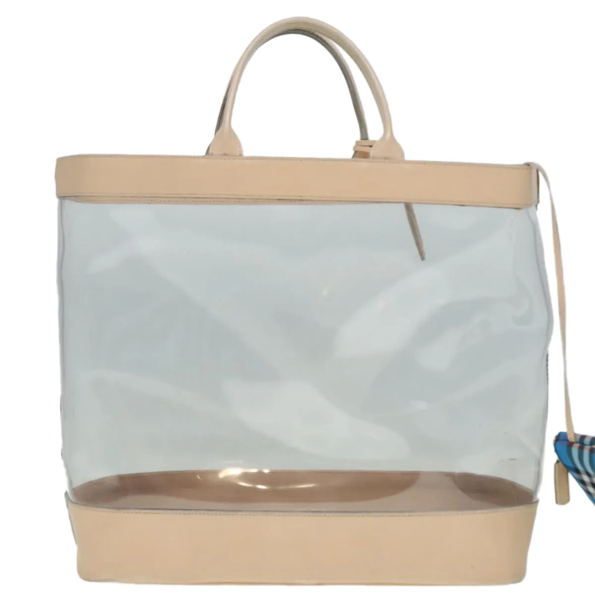Burberry clear Vinyl Tote Bag (Pre-Owned)