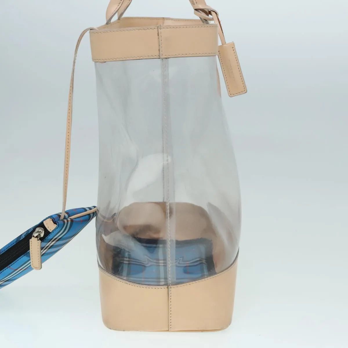 Burberry clear Vinyl Tote Bag (Pre-Owned)