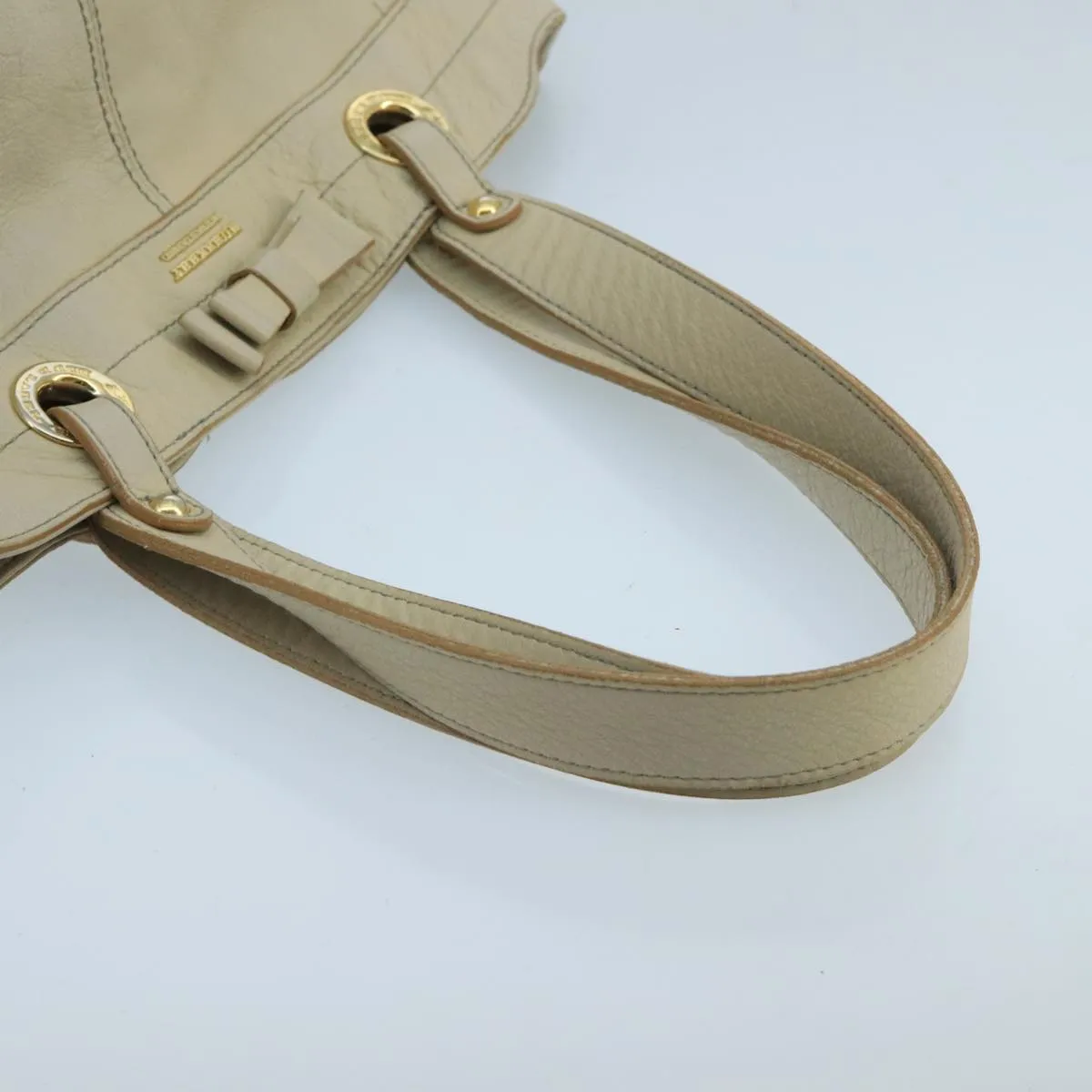Burberry  Leather Tote Bag (Pre-Owned)