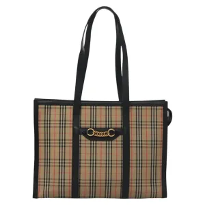 Burberry Nova Check Canvas Tote Bag (Pre-Owned)