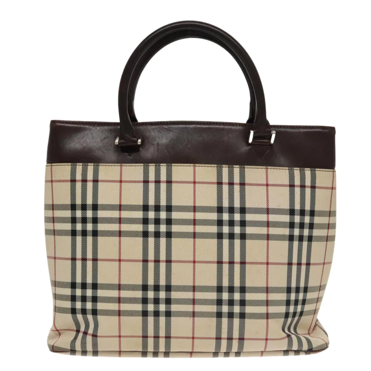 Burberry Nova Check  Canvas Tote Bag (Pre-Owned)