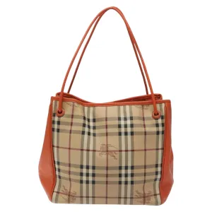 Burberry Nova Check Canvas Tote Bag (Pre-Owned)