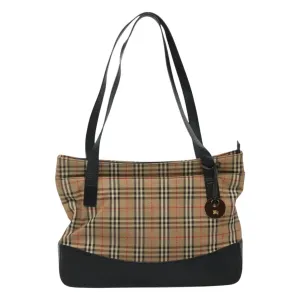 Burberry Nova Check Canvas Tote Bag (Pre-Owned)