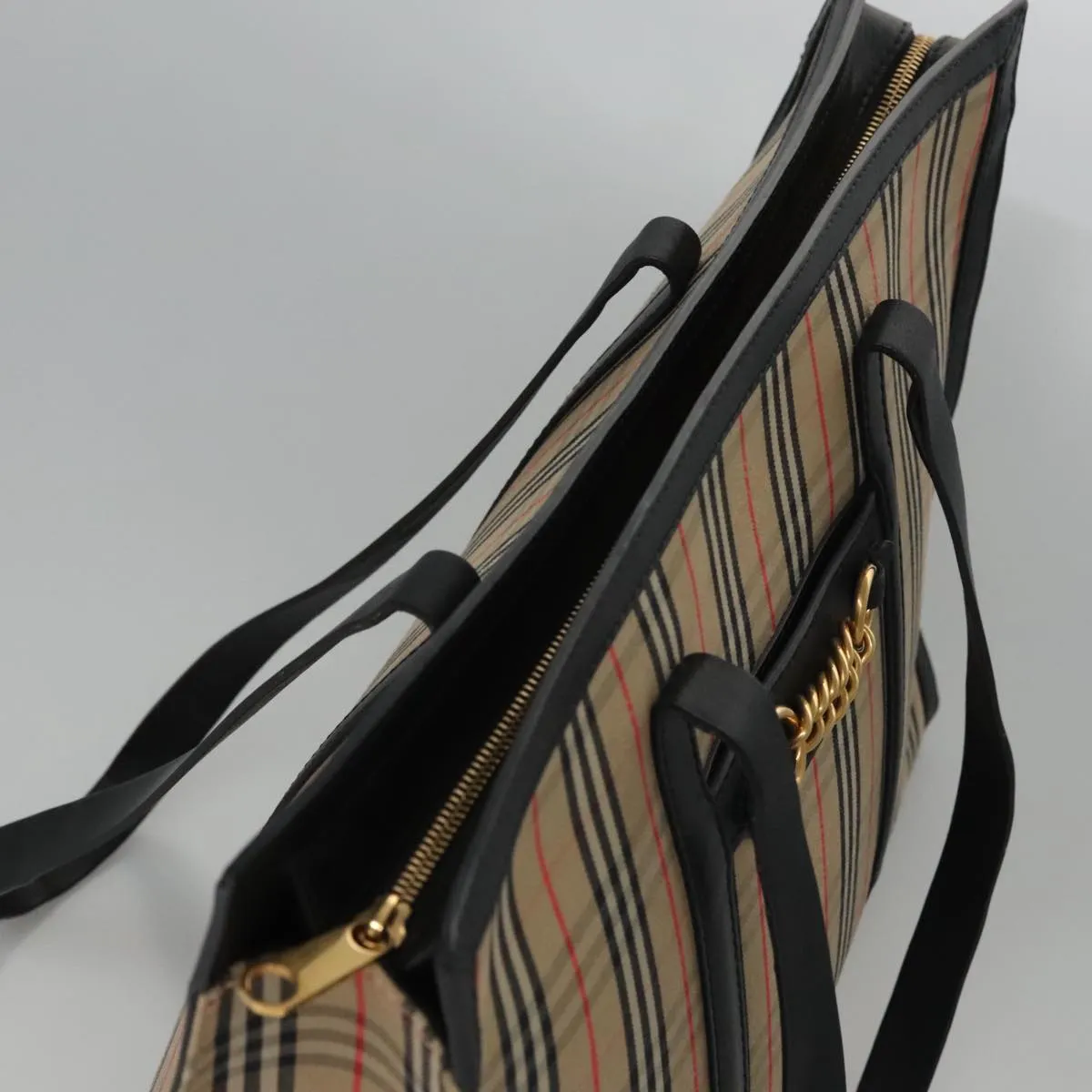 Burberry Nova Check Canvas Tote Bag (Pre-Owned)