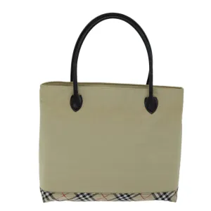 Burberry Nova Check  Synthetic Tote Bag (Pre-Owned)
