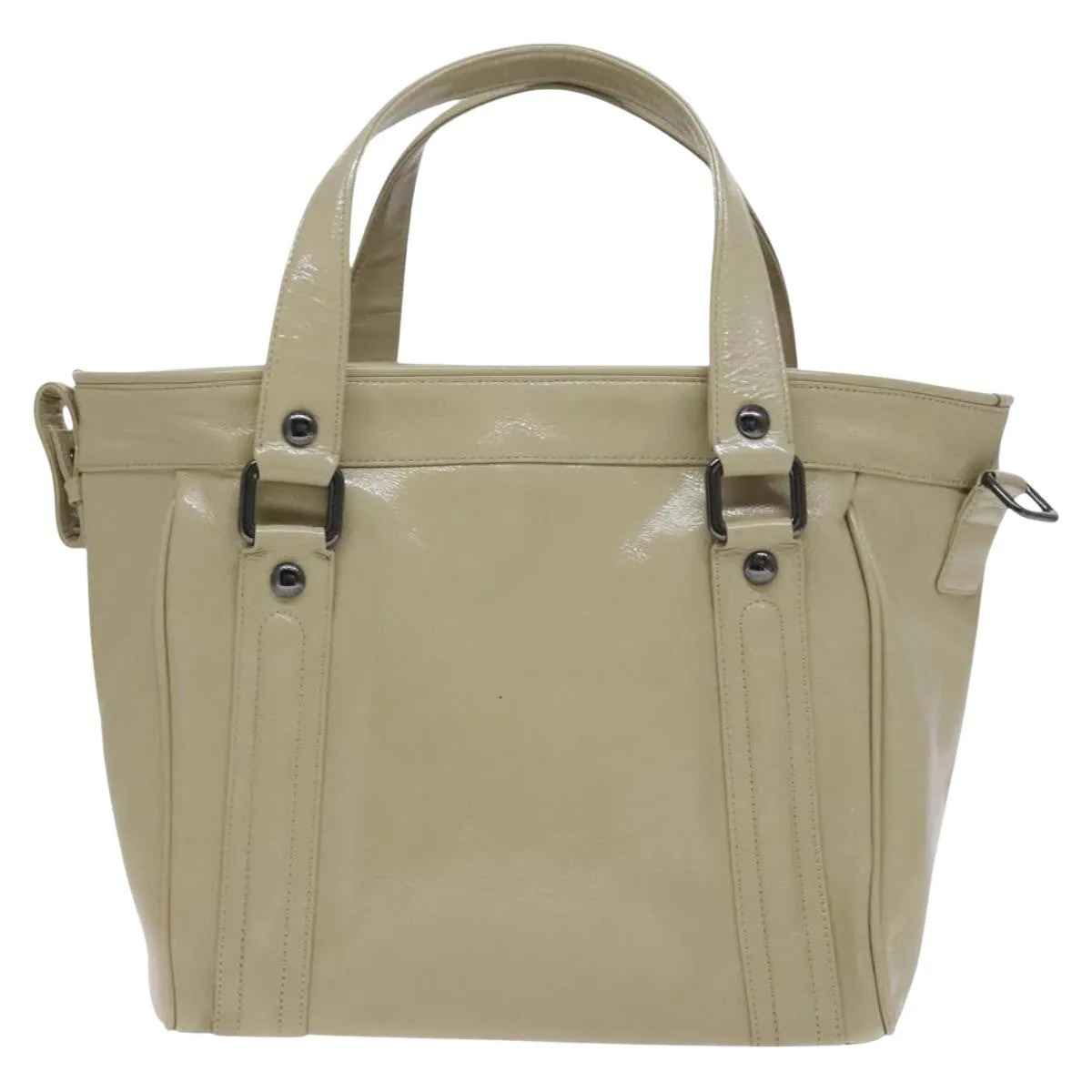 Burberry Patent Leather Tote Bag (Pre-Owned)