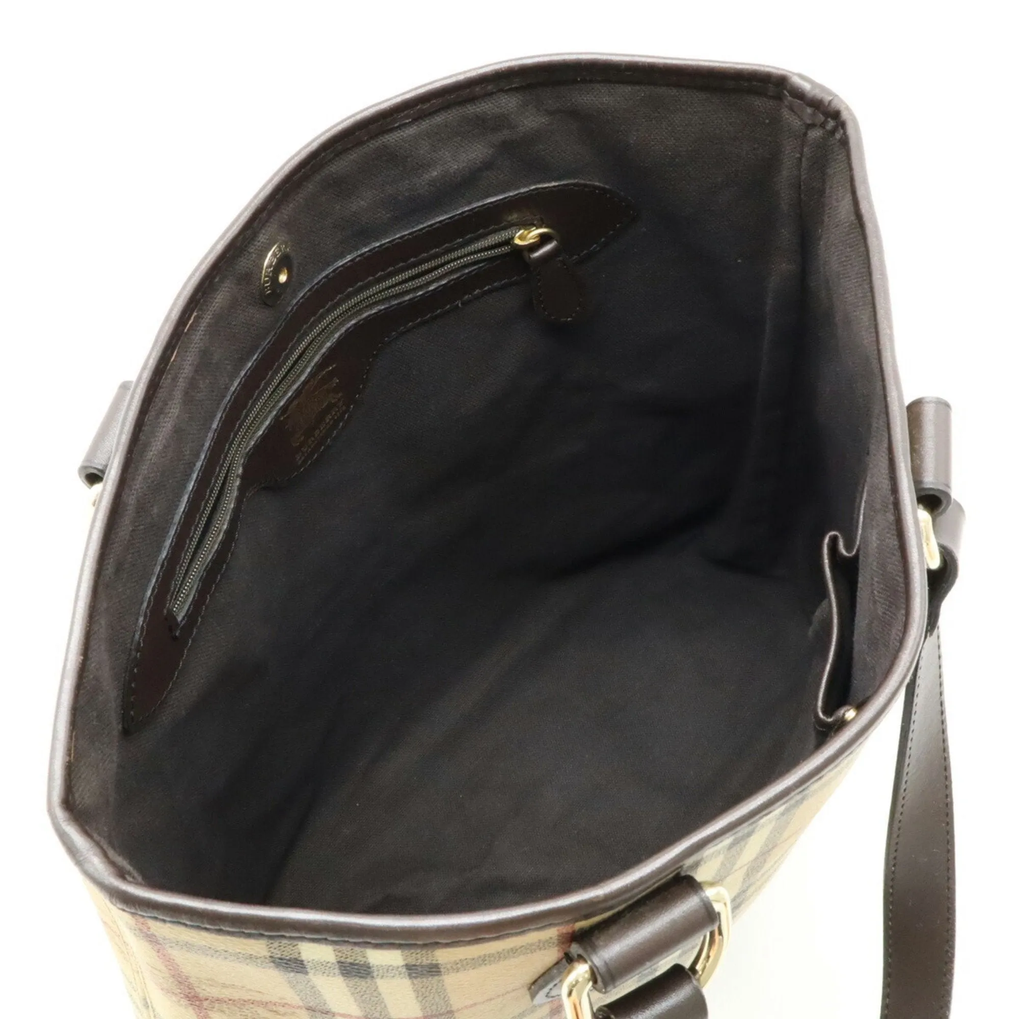Burberry   Pvc Leather Shoulder Bag Tote Bag (Pre-Owned)