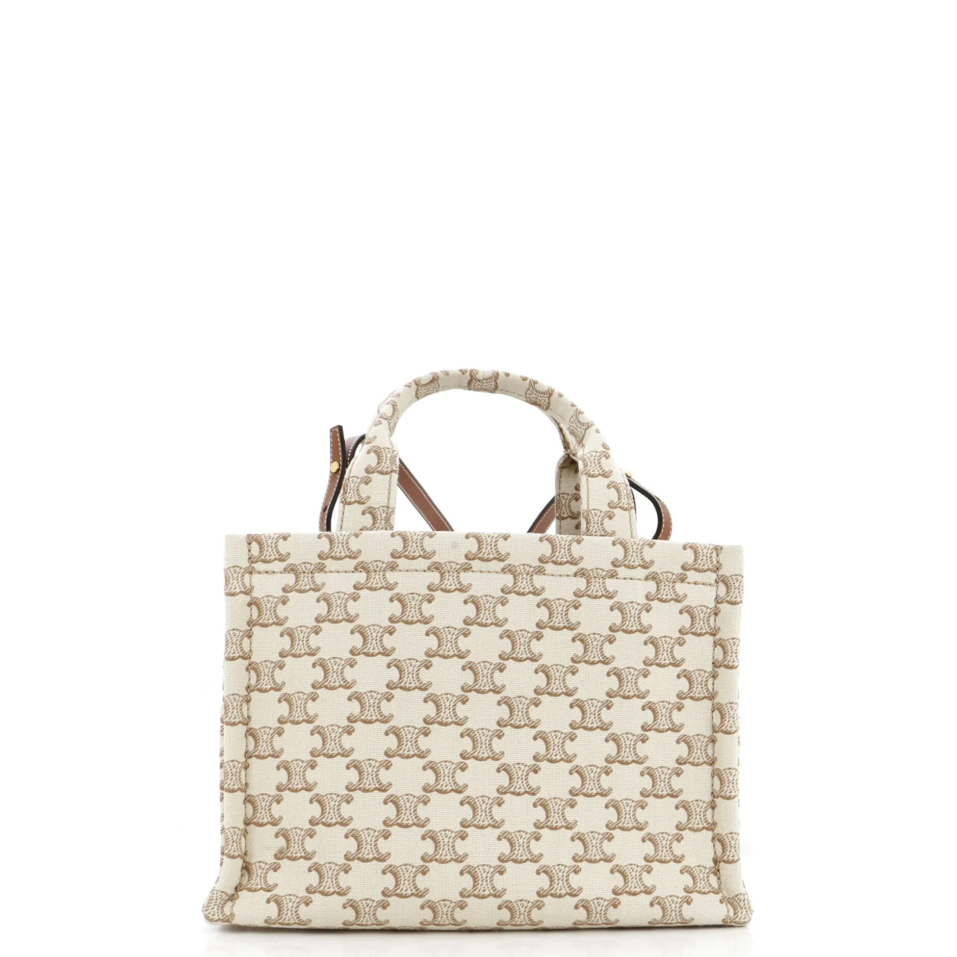 Cabas Thais Tote Triomphe Printed Canvas Small