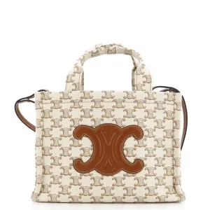 Cabas Thais Tote Triomphe Printed Canvas Small