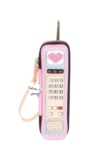 Call Me Iconic Cell Phone Wristlet Clutch