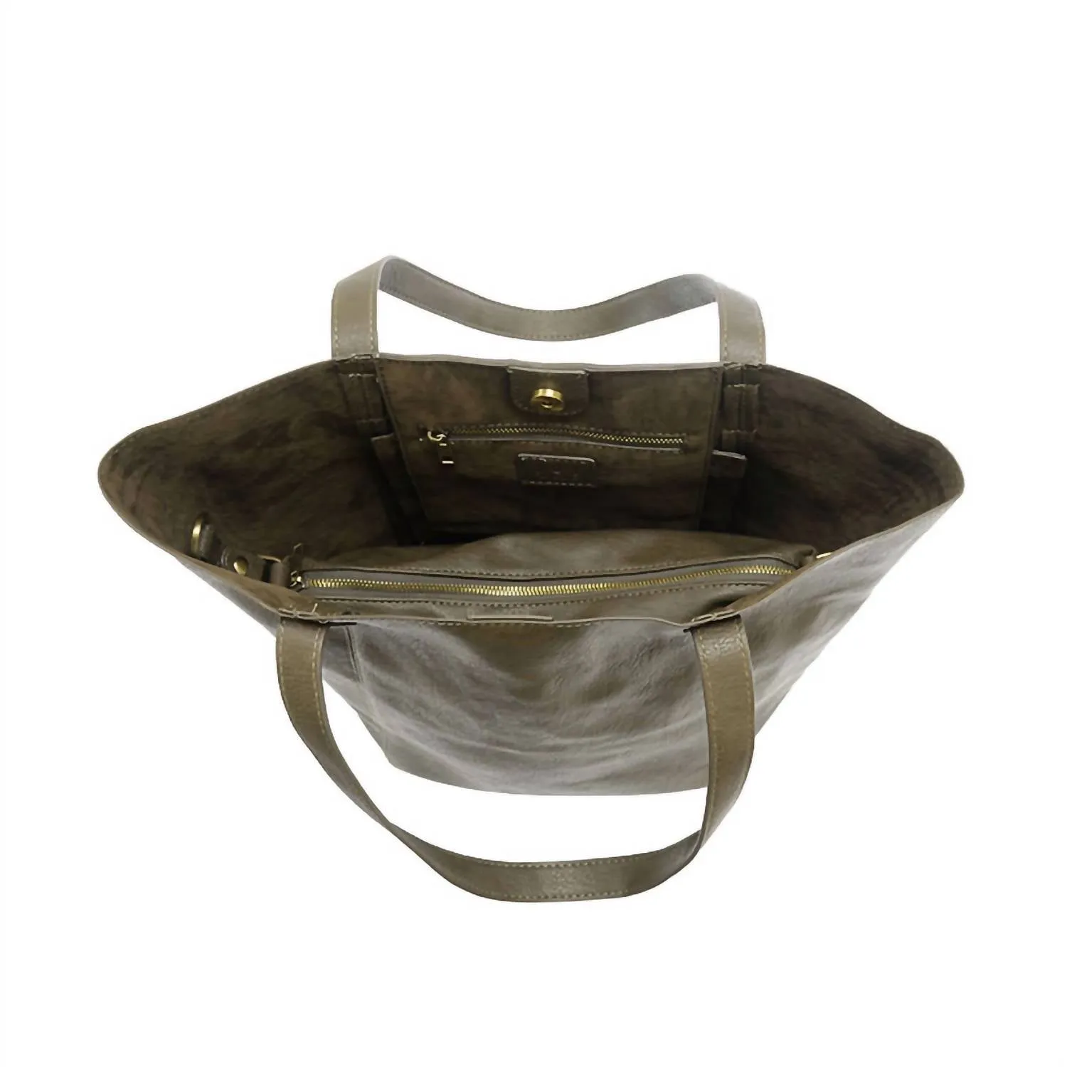 Carryall Tote Bag In Dark Moss