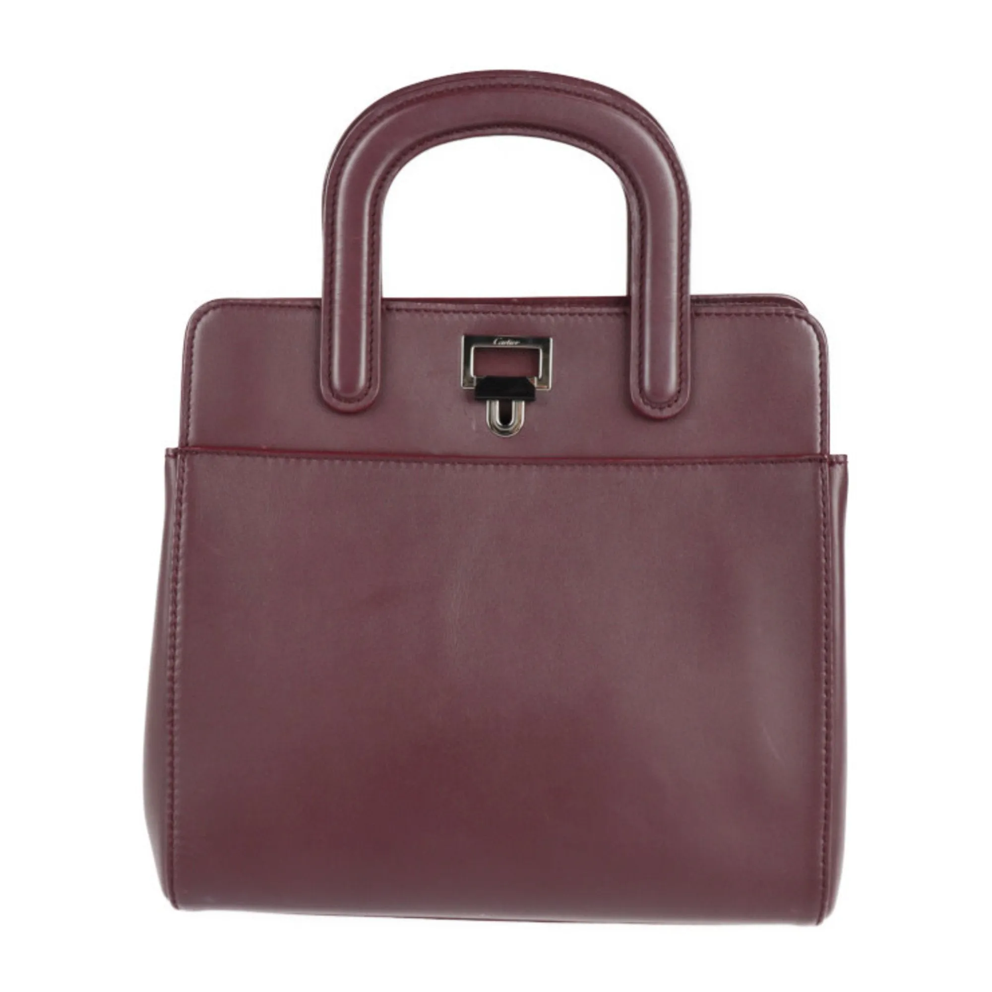 Cartier Jeanne Toussant Leather Handbag (Pre-Owned)