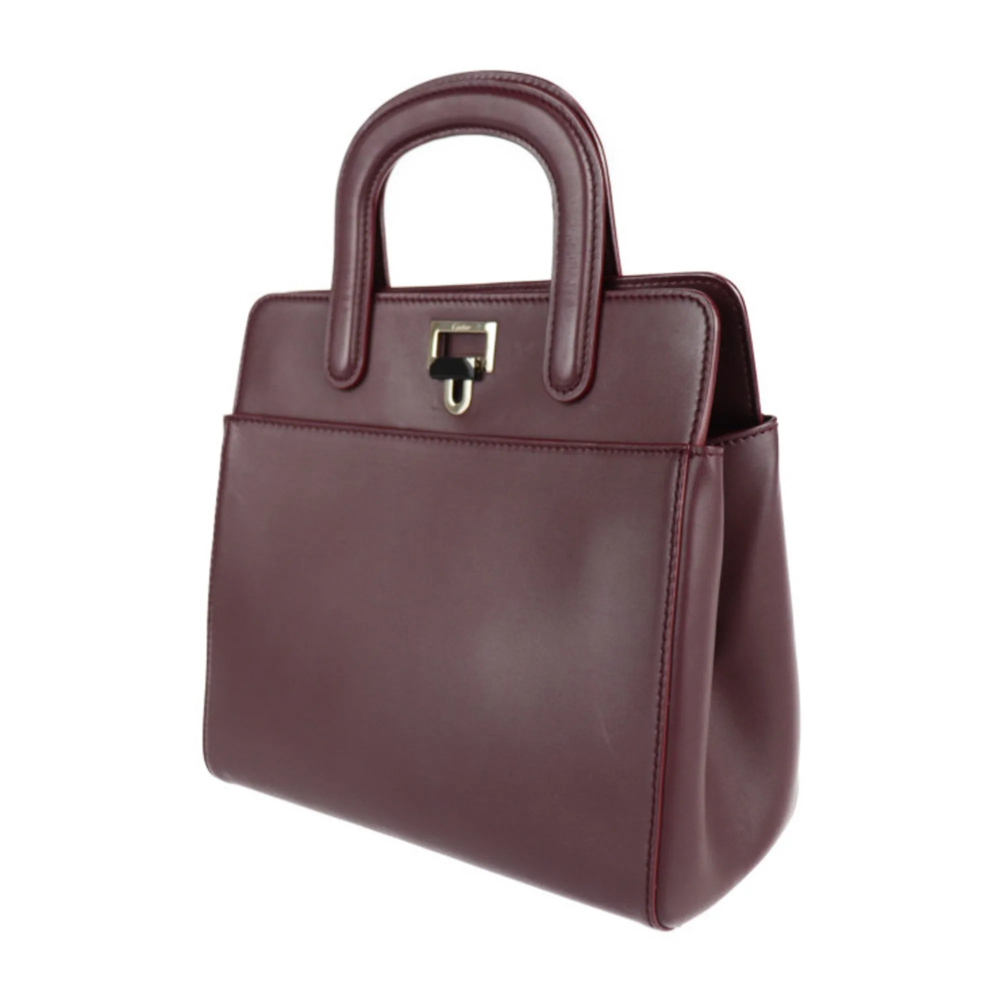 Cartier Jeanne Toussant Leather Handbag (Pre-Owned)
