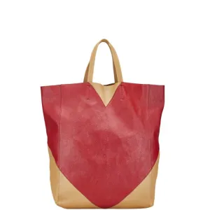 Celine  Color Leather Handbag Tote Bag (Pre-Owned)