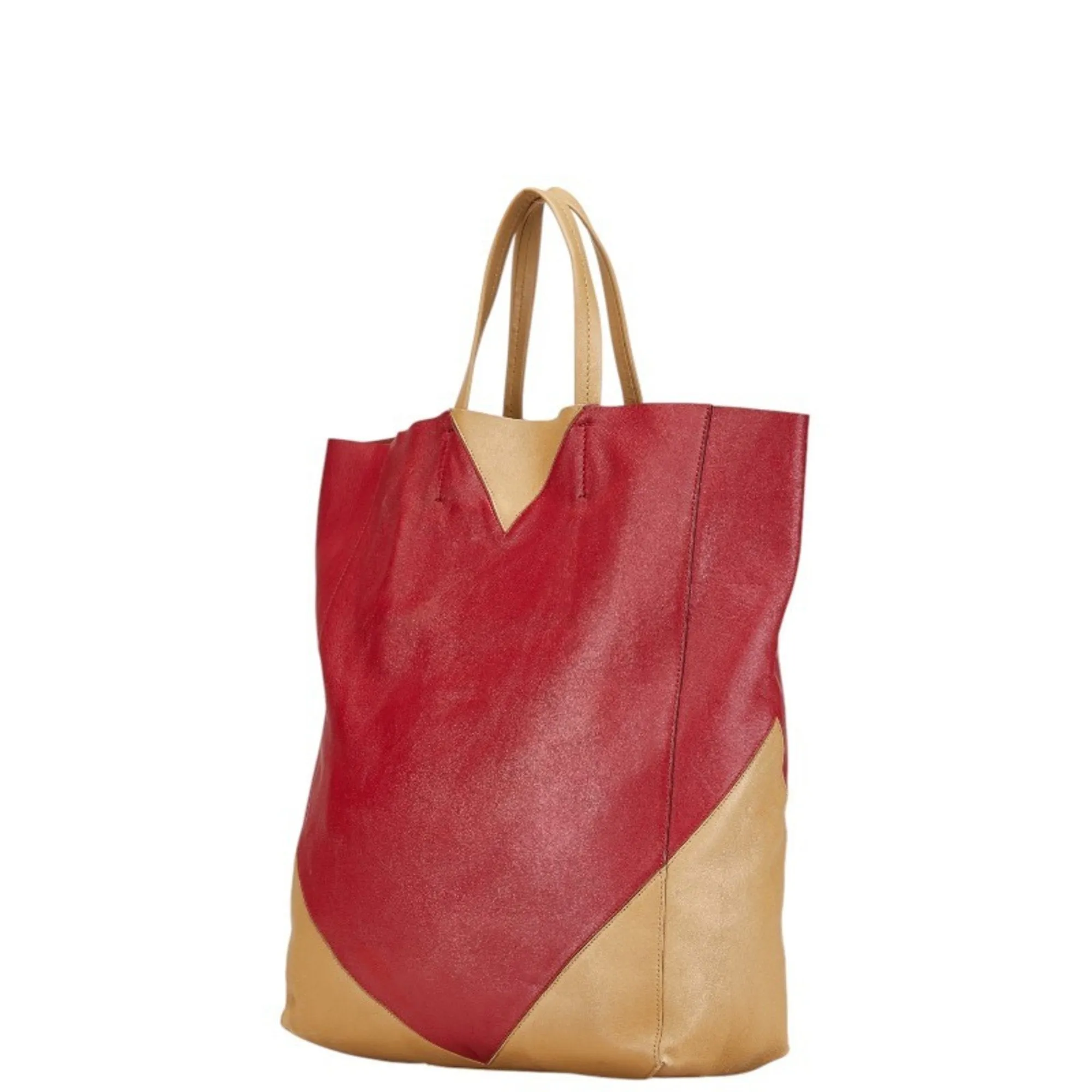 Celine  Color Leather Handbag Tote Bag (Pre-Owned)