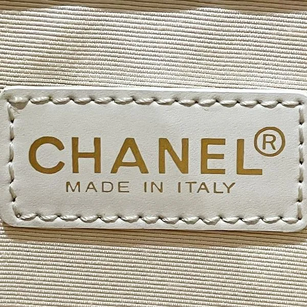 Chanel Canvas Chain Tote Handbag