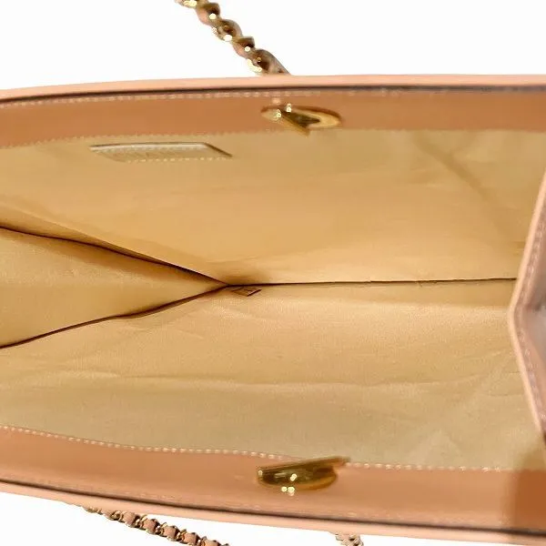 Chanel Canvas Chain Tote Handbag