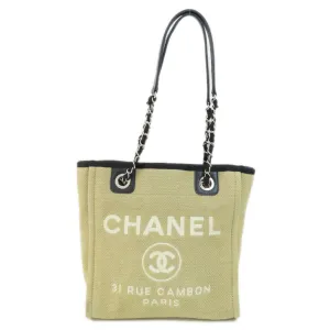 Chanel Deauville Canvas Tote Bag (Pre-Owned)