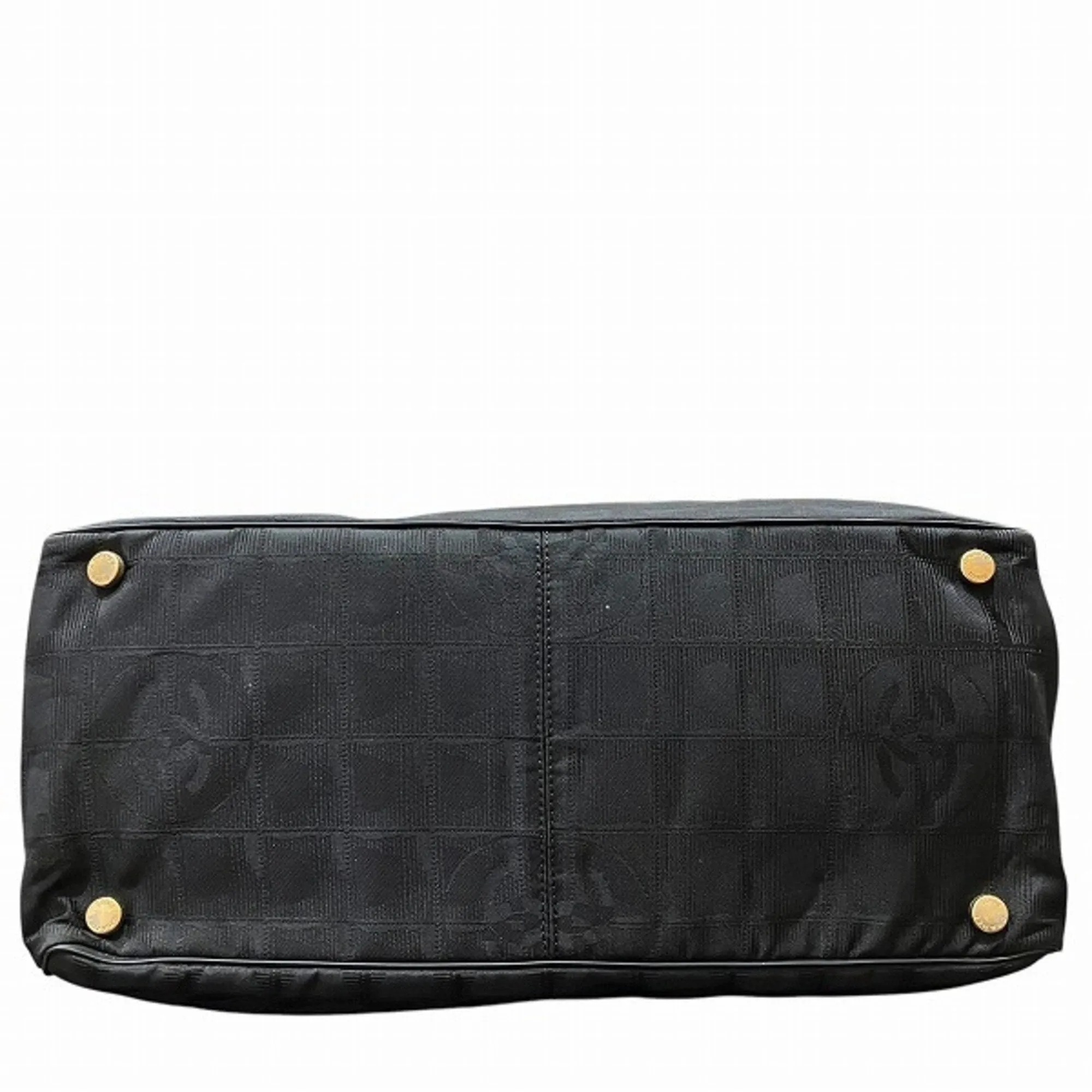 Chanel Nylon Leather Tote Bag (Pre-Owned)