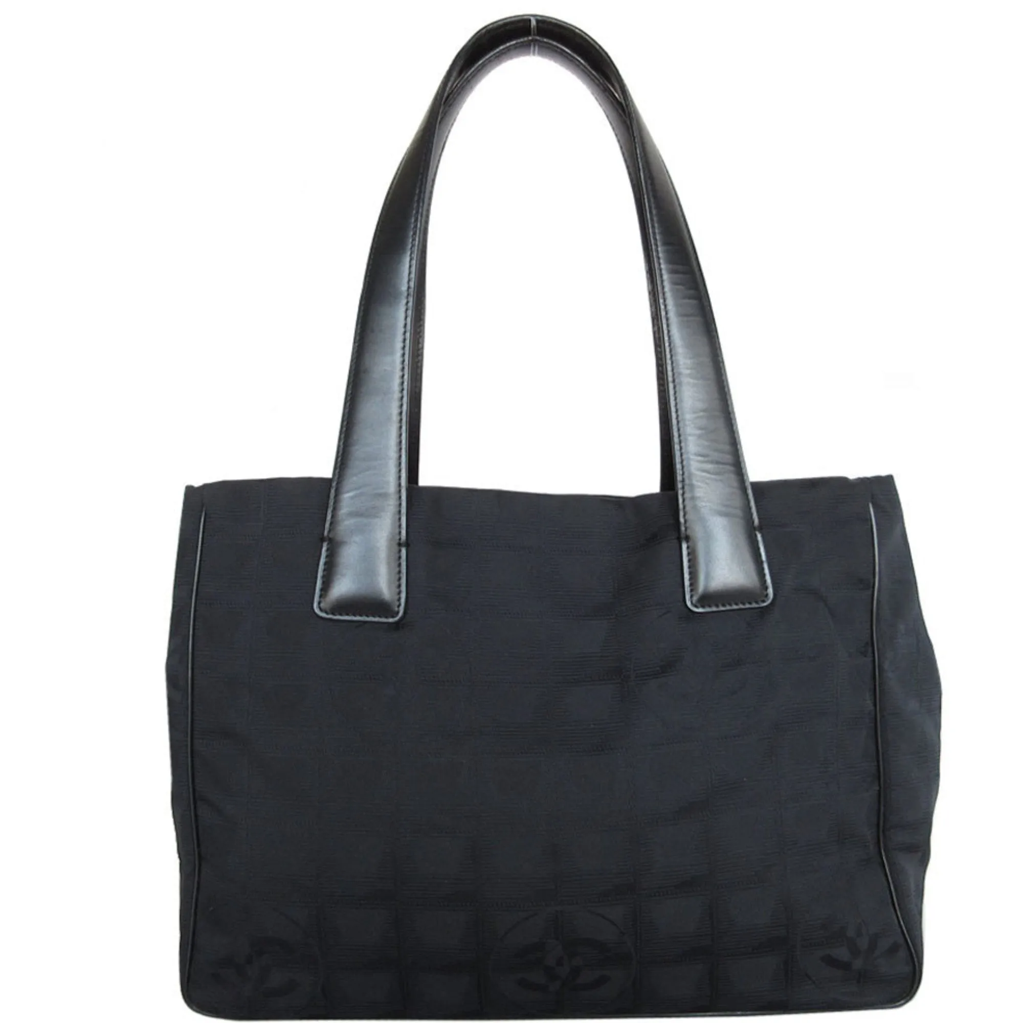 Chanel Nylon Leather Tote Bag (Pre-Owned)