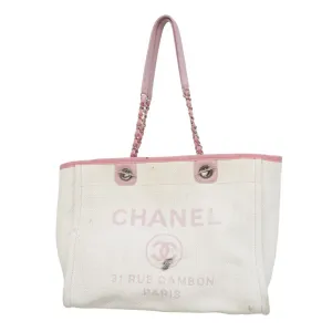 Chanel pink Straw Tote Bag (Pre-Owned)