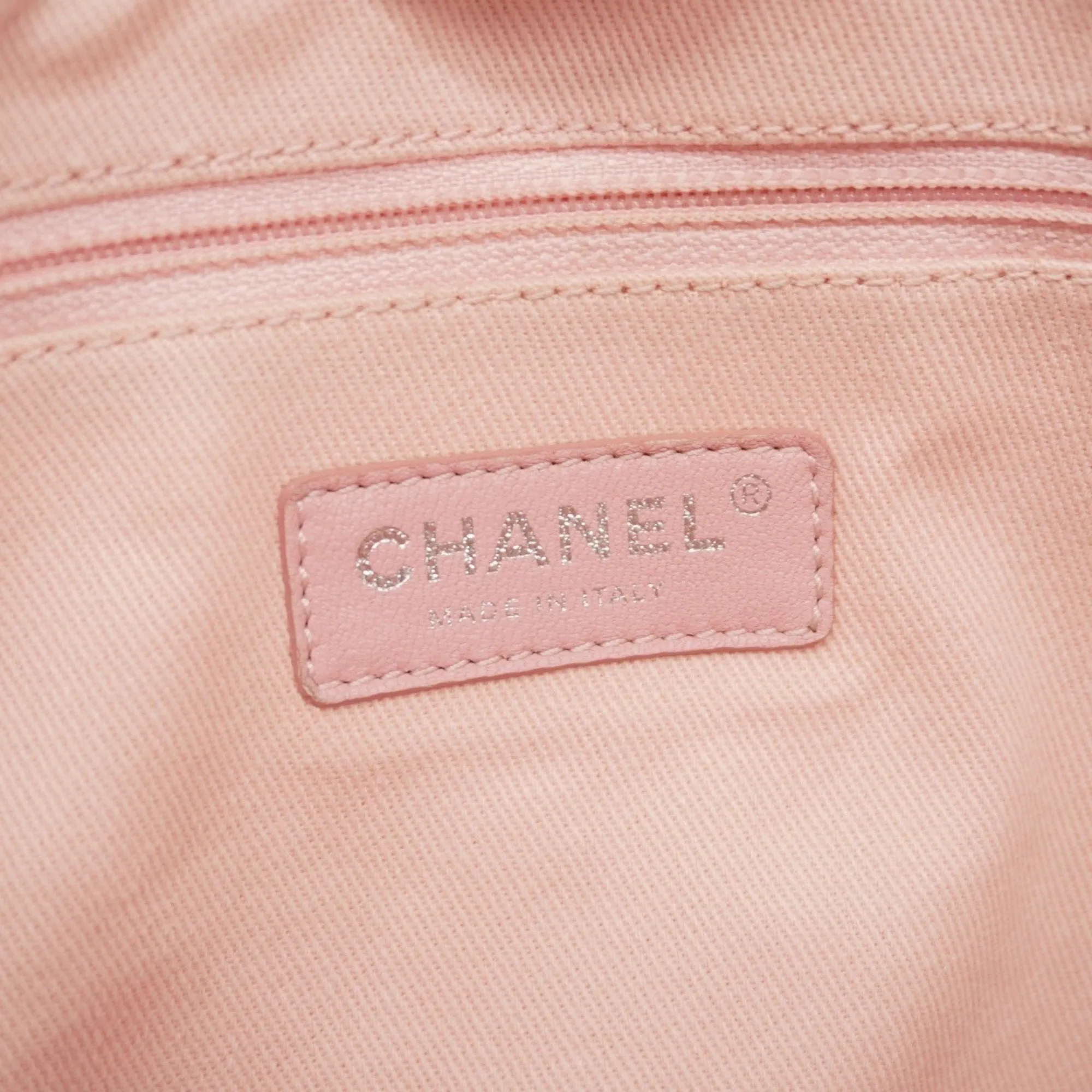 Chanel pink Straw Tote Bag (Pre-Owned)