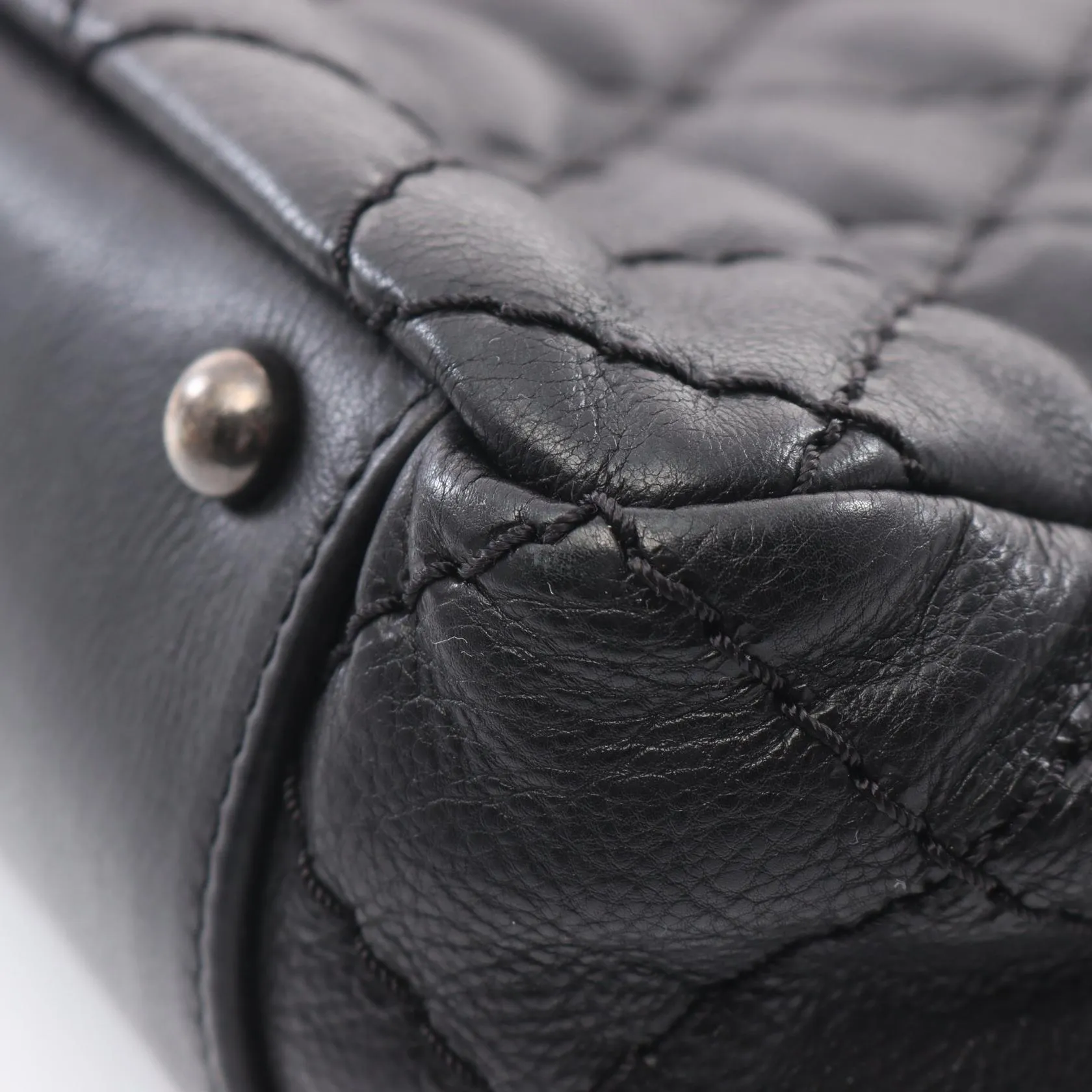 Chanel Wild Stitch Leather Tote Bag