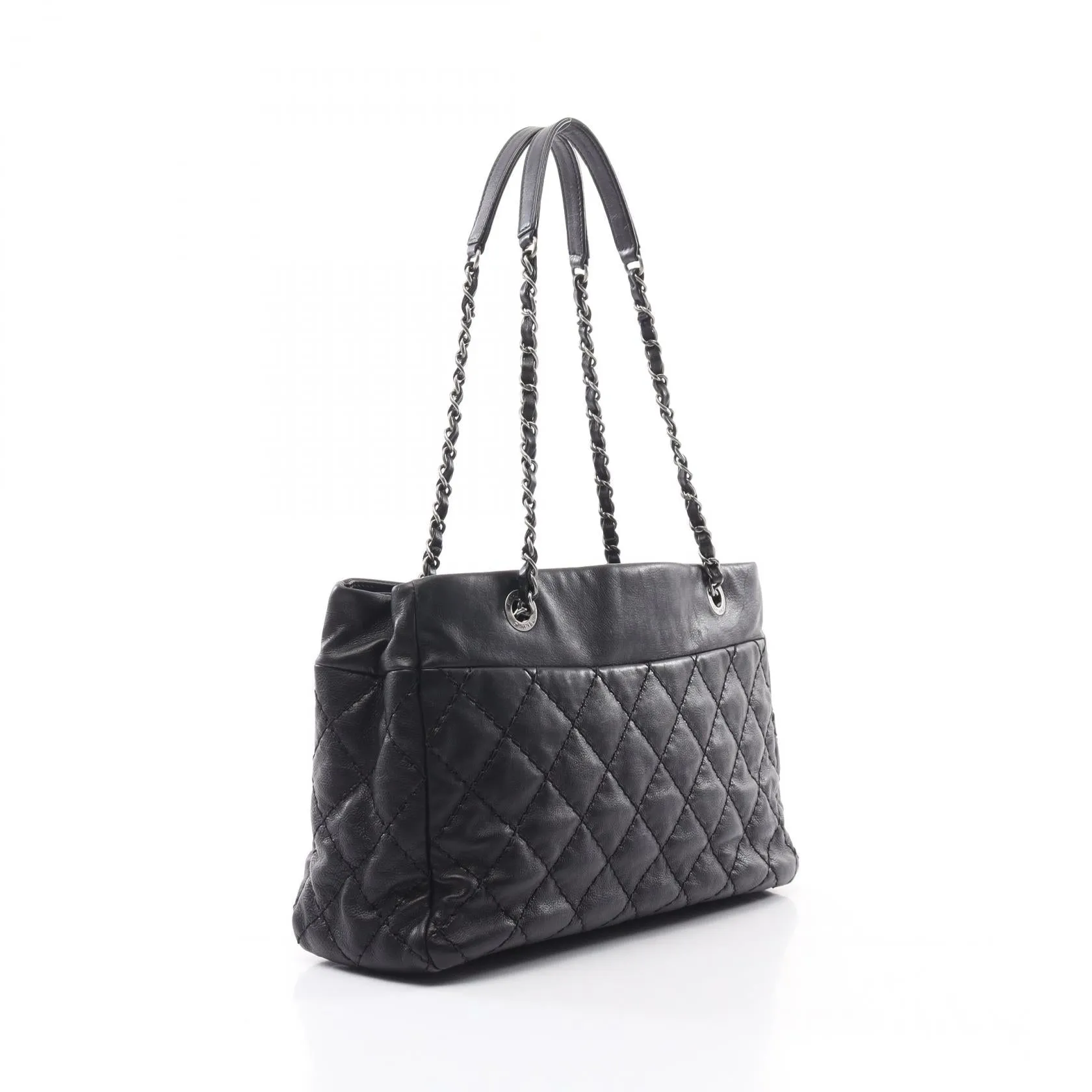 Chanel Wild Stitch Leather Tote Bag