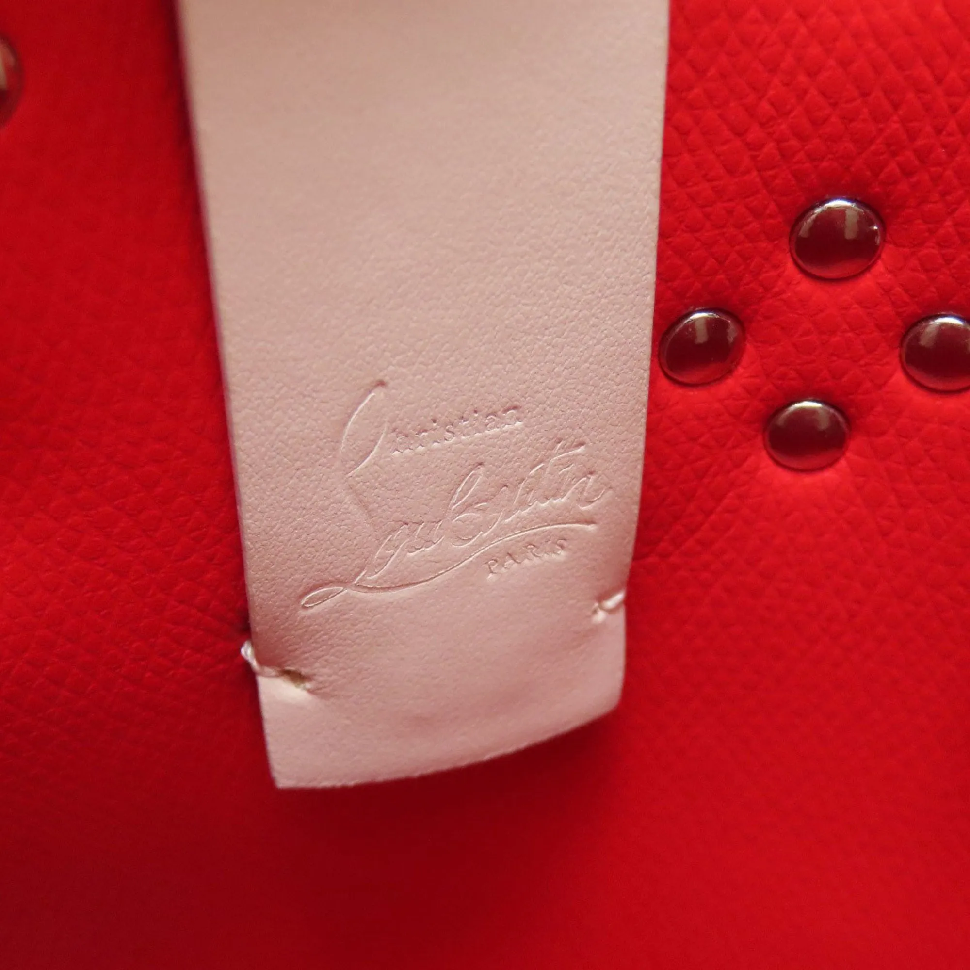 Christian Louboutin Leather Handbag Tote Bag (Pre-Owned)