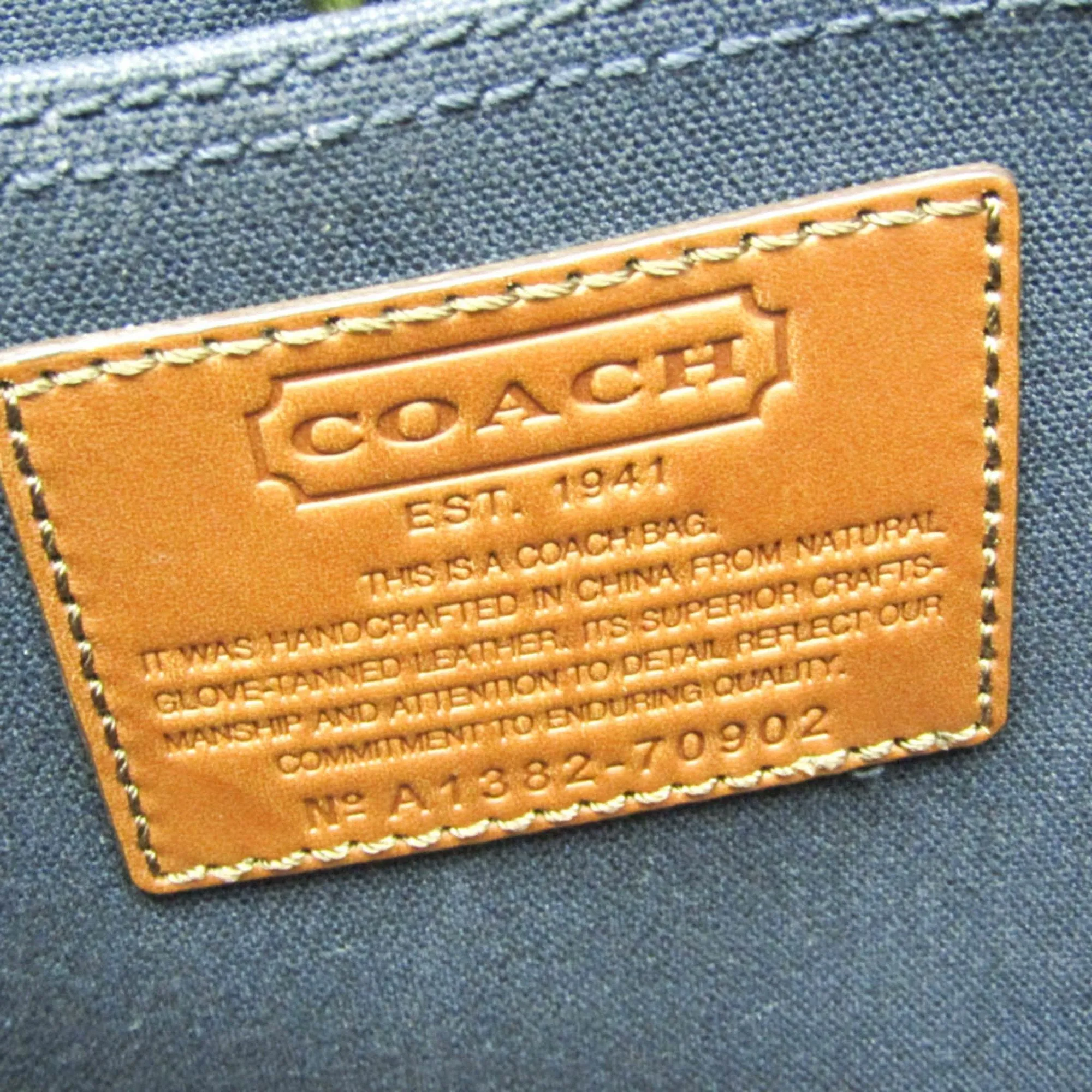 Coach  Canvas Tote Bag (Pre-Owned)