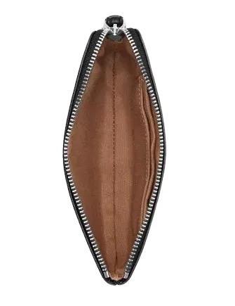 Coach Corner Zip Wristlet In Signature Canvas