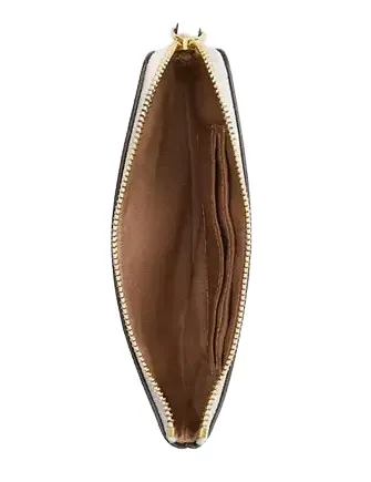 Coach Corner Zip Wristlet With Sketch Print